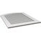 Ekena Millwork Arch Top Surface Mount PVC Gable Vent: Functional, w/ 3-1/2"W x 1"P Standard Frame, 28"W x 34"H GVPAR28X3401SF - alternate 4